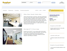Tablet Screenshot of ecophon-corporate.com